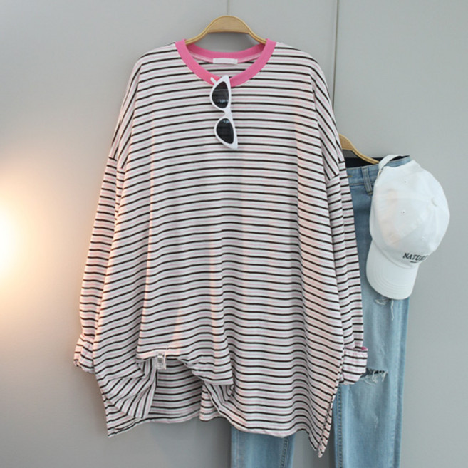 달콩 빅사이즈 루즈핏 맨투맨 봄신상 커플룩 쏠라단가라빅오버핏롱티