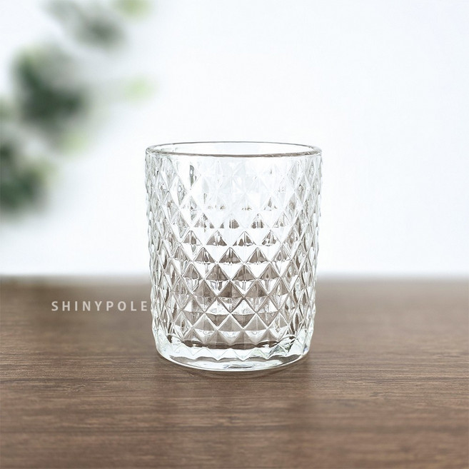 샤이니폴 양키캔들 보티브 홀더 캔들 홀더 티라이트 용기, 투명-크리스탈