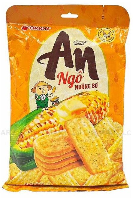 베트남 오리온 안 쌀과자 옥수수 맛 An, 5개, 120g