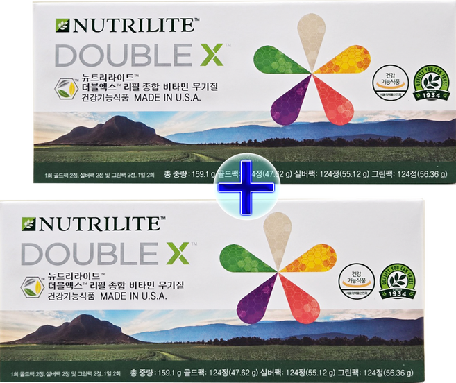 1+1 암웨이 뉴트리라이트 더블엑스 리필, 2개