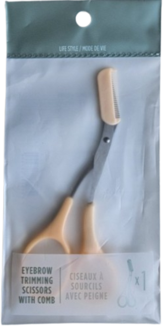 더페이스샵 데일리 뷰티툴즈 눈썹 가위, 혼합색상, 3개