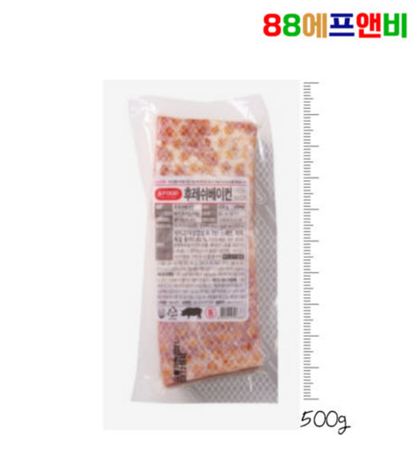 에스푸드 통베이컨 500g, 3개