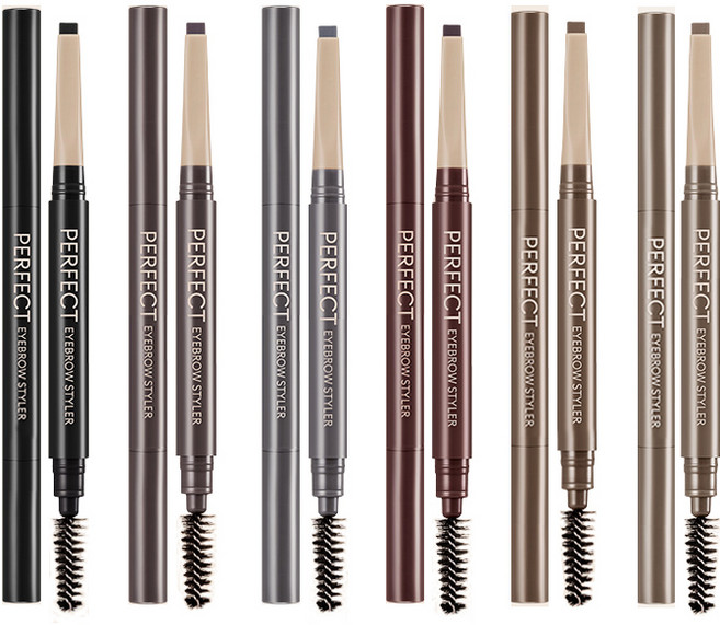 미샤 퍼펙트 아이브로우 스타일러 오토펜슬 0.35g, 라이트브라운, 1개