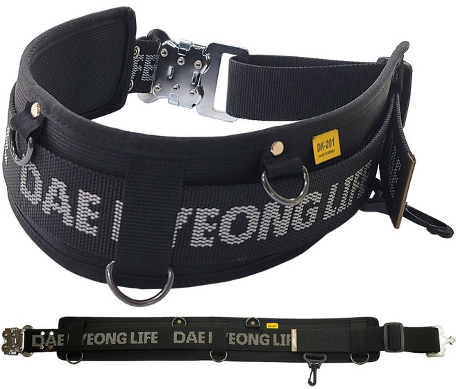 대경랜드 작업벨트 DK-202 원터치 공구집 허리띠 툴벨트 국산, 1개