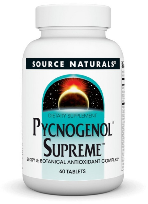 소스네추럴스 피크노제놀 슈프림 Pycnogenol Supreme 타블렛 60정, 1개