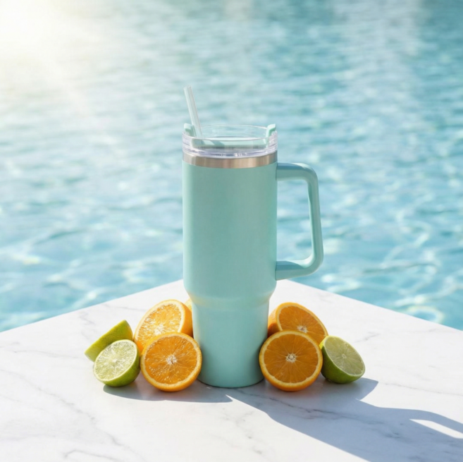 제트리 하루수분충전 텀블러 대용량 1.2리터 보온 보냉, 1개, 1.2L, 세이지 민트