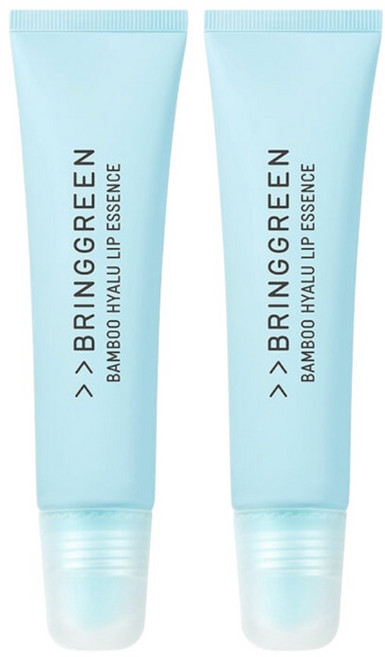 BRINGGREEN BAMBOO HYALU 唇部精華, 22g, 1個, 保濕唇膏(兩入套組)