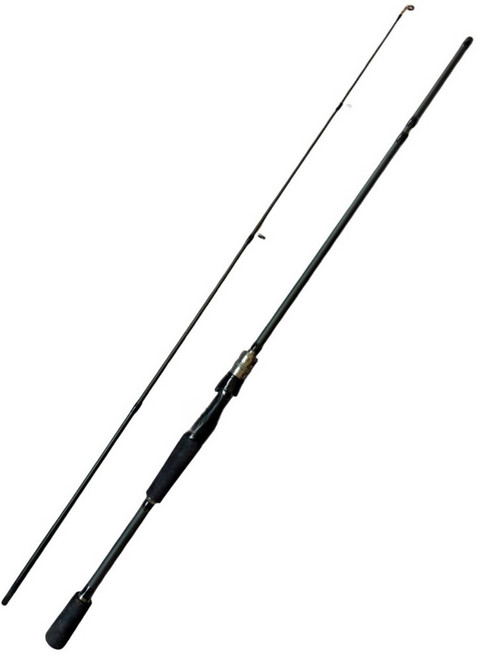 路亞竿 單竿 槍柄 直柄 海竿 路滑竿 雷強竿 中快調 泛用竿, 特價黑色直柄單竿,2.4