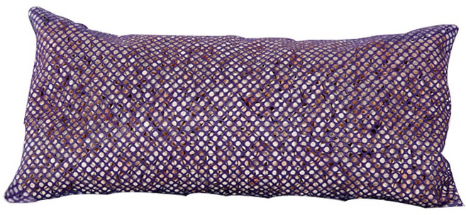 에코숲라이프 천연 편백나무칩 망사베개, 퍼플