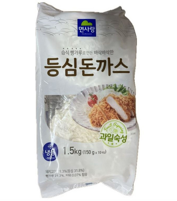 등심돈가스 면사랑 1.5KG, 3개