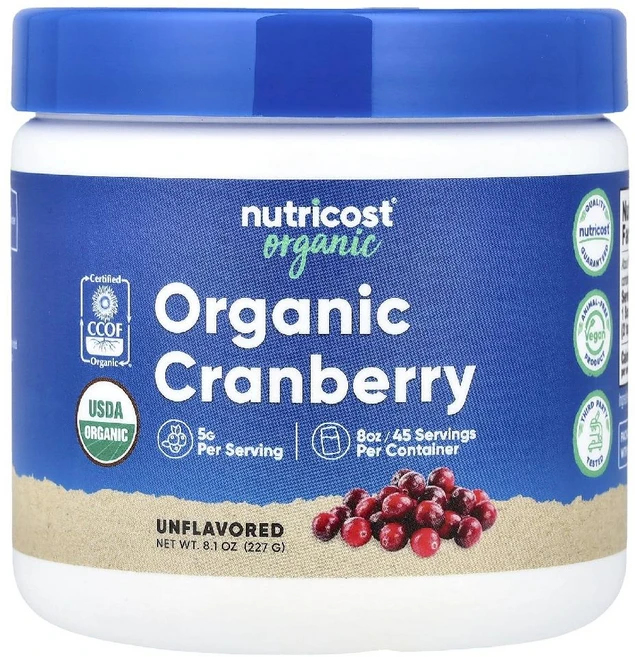 뉴트리코스트 크랜베리 Cranberry 무맛 227g, 1개 - 쿠팡