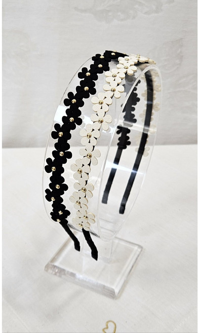 슈가래빗 꽃 꽃띠 머리띠 화관 헤어밴드