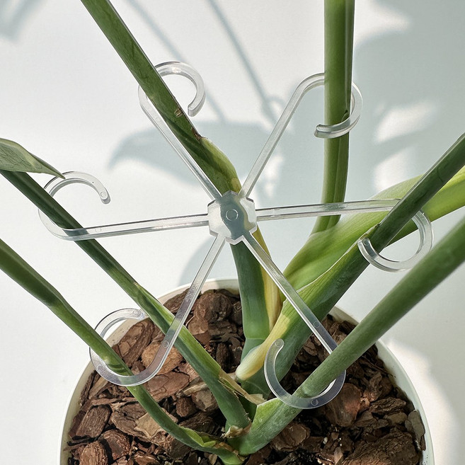 파파가든 바람개비 식물지지대 (투명 4가지 사이즈 1set) 화분 화초 꽃 지지대, 1세트