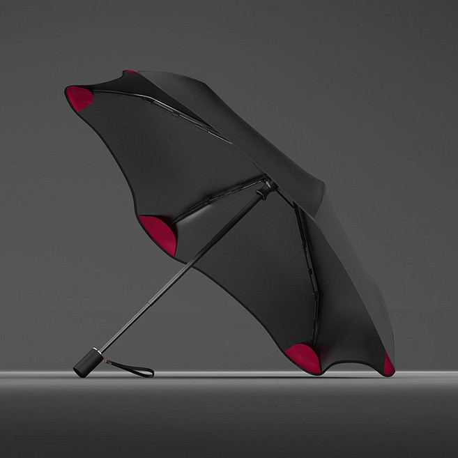 블런트 우산 태풍 튼튼한 2단 접이식 메트로