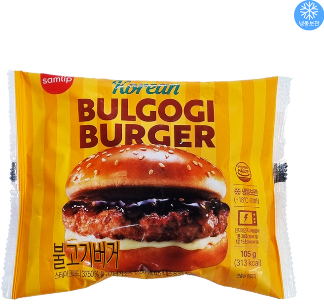 삼립 불고기버거, 1개, 105g