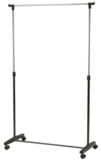 KIWISH奇意 單桿伸縮衣架，附輪, 單桿曬衣架