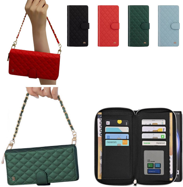갤럭시 와이드6 SM-A136S (볼노에릿카) 손목스트랩 포함 휴대폰 케이스 (쿨릿콜링) 지퍼수납 가죽 지갑 다이어리 카드지폐 동전수납