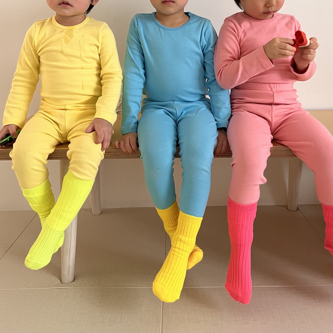 비비드코지 키즈내복 유아동 상하복 국내생산 등원룩 실내복 밍구스키즈