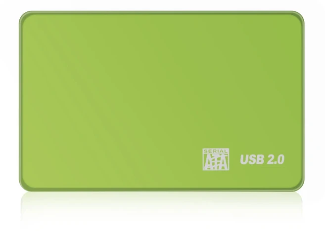 TISHRIC 외장 하드 드라이브 HD 케이스 USB 3.0/2.0 디스크 인클로저 박스 Optibay SSD 2.5 인치 SATA에, 01 CHINA, 08 Usb2.0 Green