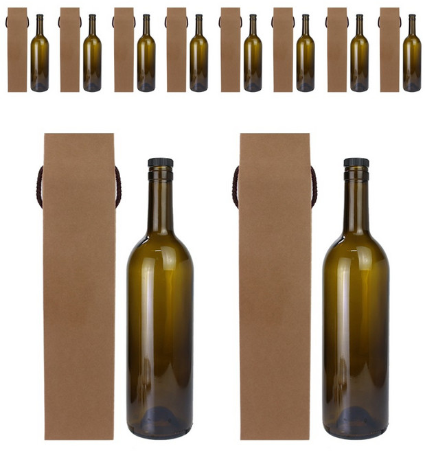 가인글로벌 와인750 갈색병 + 블랙 코르크 + 포장박스, 10세트, 750ml