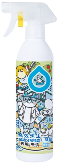 臭味滾 高效泡沫去垢 貓狗適用 500ml 寵物家庭用, 1個