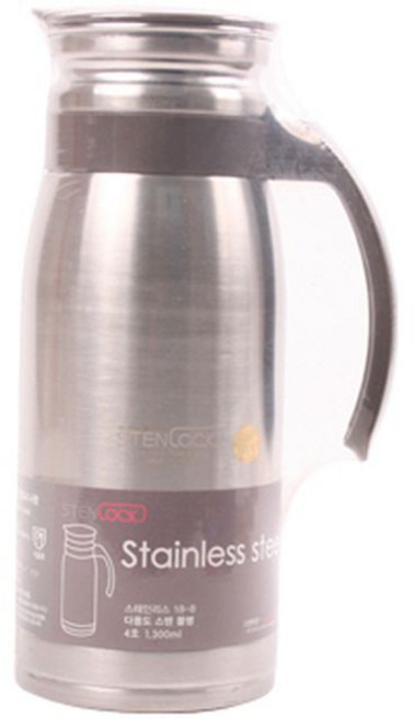 스텐락 스텐물병4호(1300ML)/냉장고 물통 주방 업소용 식당, 쿠팡도매몬 본상품선택, 1개, 상세페이지 참조