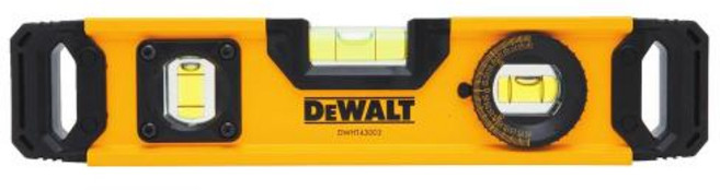 디월트 측정 토피도자석수평 DWHT43003 (225mm), 1개