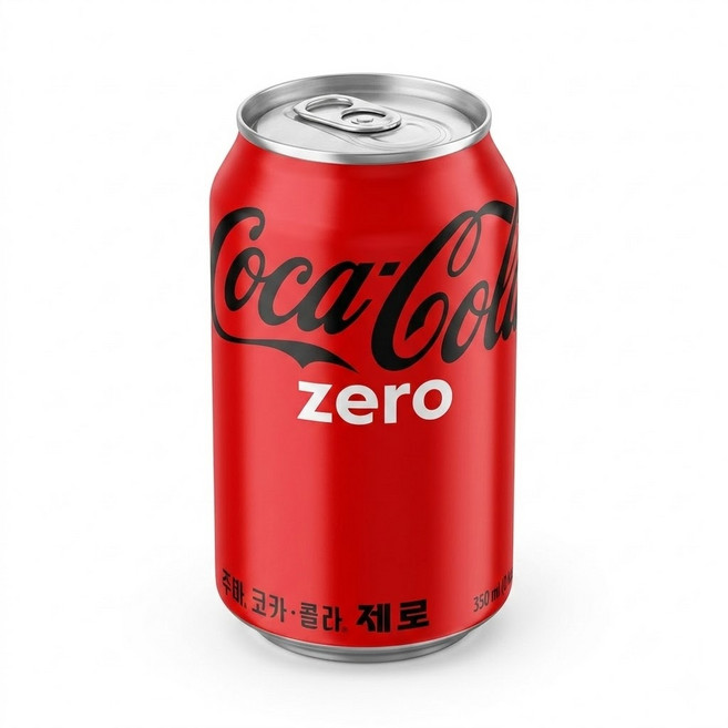 코카콜라 코크제로 350ml 24입캔+ 유니폼 키링, 24개