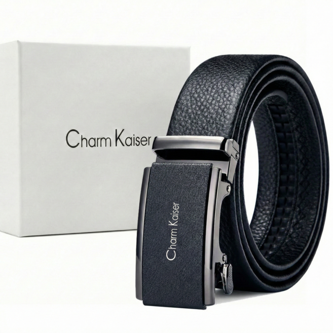 Charm Kaiser 남자 정장 자동 벨트 남성 고급 허리띠 캐주얼 패션 27