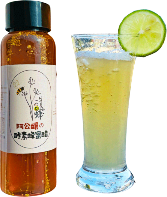 阿公養的一窩蜂 桂花蜂蜜醋, 1個, 500ml
