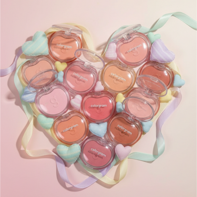 컬러그램 틴토리 솜 블러셔 4.3g, 1개, 02 도란도화