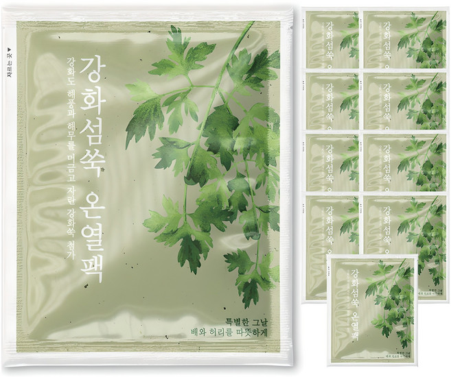 Metis 강화섬쑥 온열팩 포켓용 160g, 10개