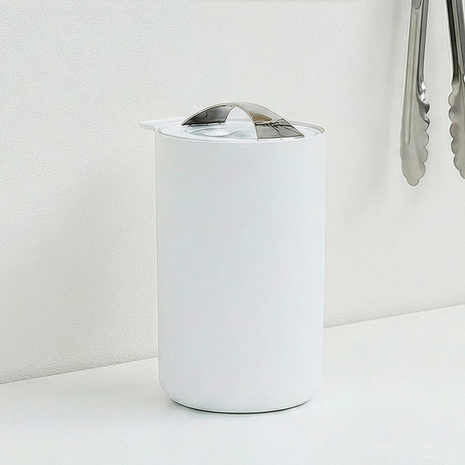 음식물 쓰레기통, 1개, 화이트