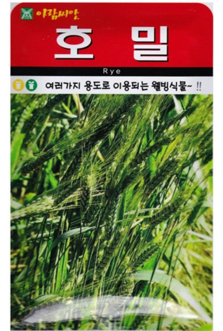 아람종묘 호밀 씨앗 30g 영농사 호밀씨, 4개