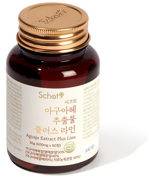 스캇나인 시크릿 아마존 안데스 아구아헤 추출물 볼케이노 플러스, 1개, 60정