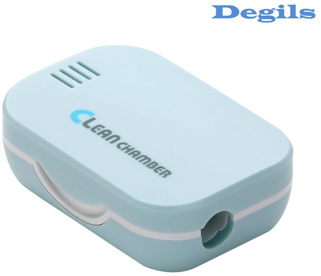 크린챔버 국내제조 uv led 충전식 휴대용 칫솔살균기 1인용 DK-102, 블루