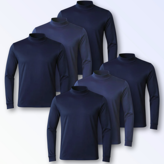 [6장] macci (마찌) 히트포뮬러 남자 기능성 기모 목폴라 반목 긴팔 티셔츠 (정품)