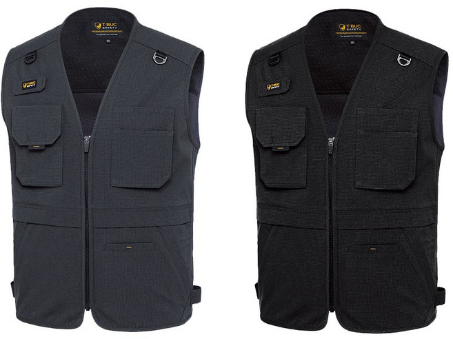 티뷰크 TBS-5202 에어닷조끼 블랙 작업복 근무복 유니폼 단체복