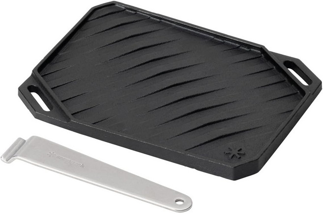 스노우피크 기가 파워 스토브 렉타 그리들 주철그릴 CS-150, 1개