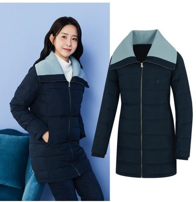 비티알 비티알 여성 겨울 니트카라 다운자켓 신티아(여) BVJ6634W