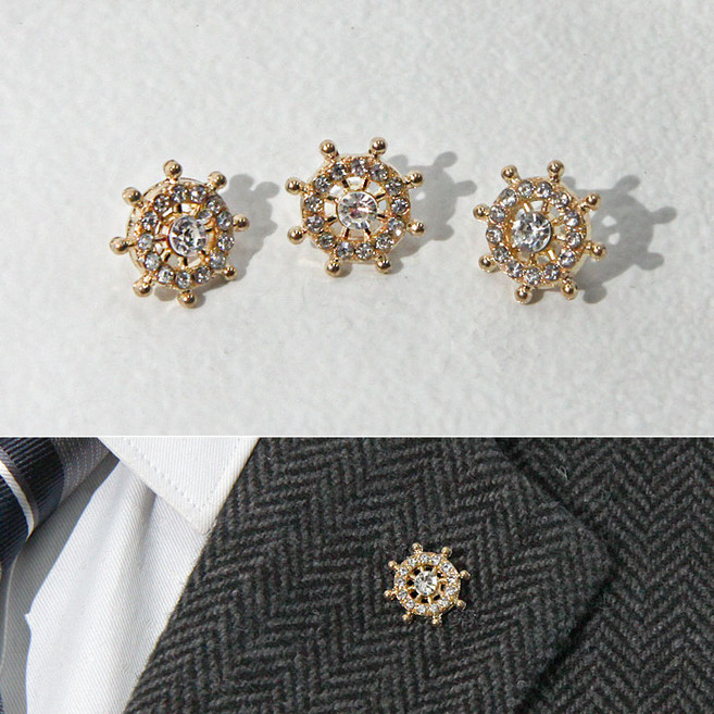 [아재리노] 미니핸들 배지 브로치 정장 뱃지