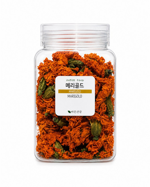 제주의 햇살을 담은 주황빛 메리골드 꽃차, 1개, 1개입, 80g