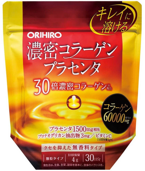 오리히로 저분자 피쉬콜라겐 60000mg 비타민C 60mg 30일분, 1개, 120g