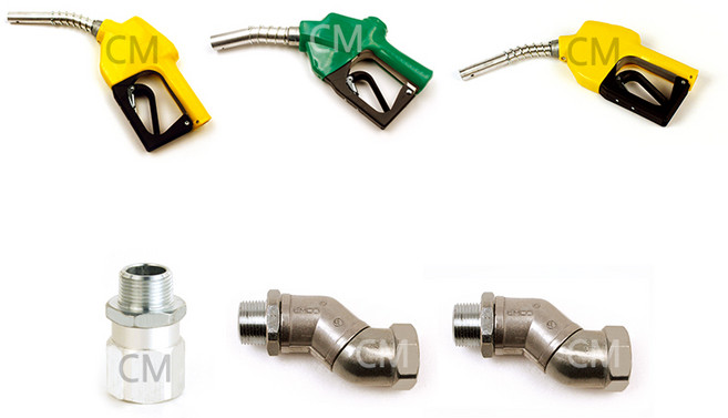 주유건 OPW 자동 휘발유 경유 스웨벨주유기용 일자 45도 주유기부품, 스웨벨주유기용 킴텍(경유)PT1인치 (-), 1개