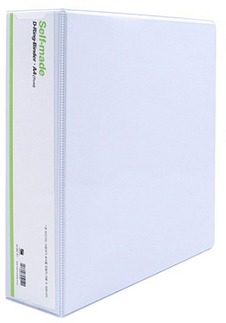 희망사무포인트 3공 D링 바인더 7cm, 백색 (7cm), 2개