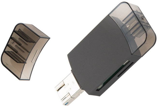 BiLe 태클라스트 APEX tPad8/Z1 C타입/5핀 OTG 미니 카드리더기, 블랙, BiLeIH284 카드리더기, 1개