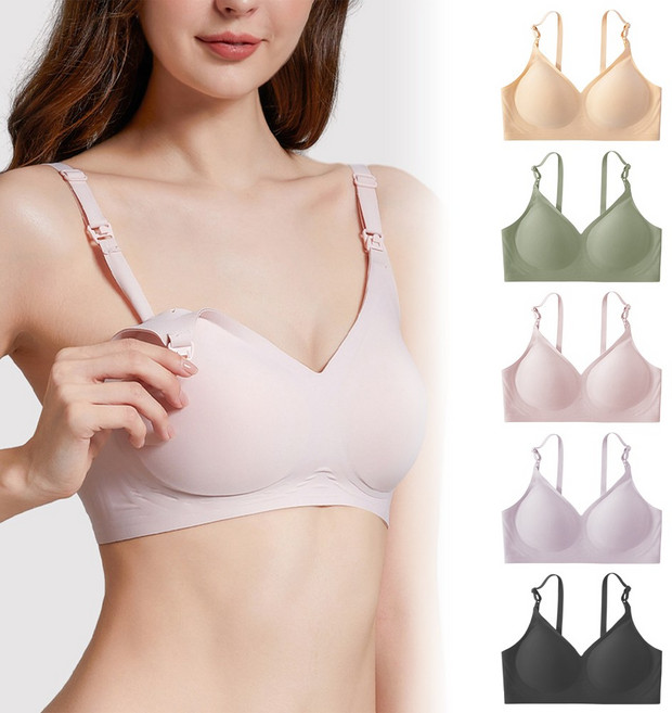 언더스미스 원터치 심리스 수유 브라 데일리 노와이어 빅사이즈