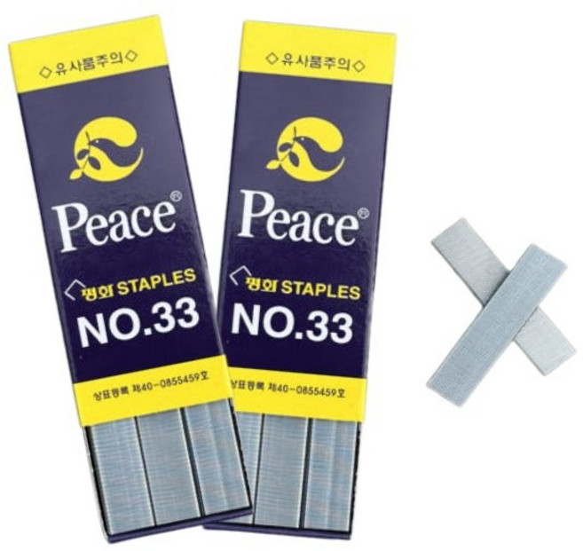 오피츄 피스코리아 호치키스심, 2개, 33호침