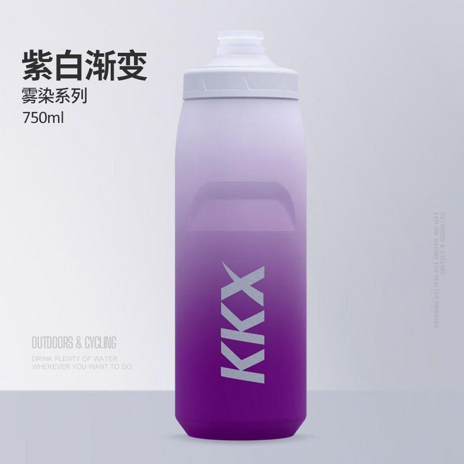 迪路仕 漸變 水壺 750ml, 紫白漸變750ml, 1個