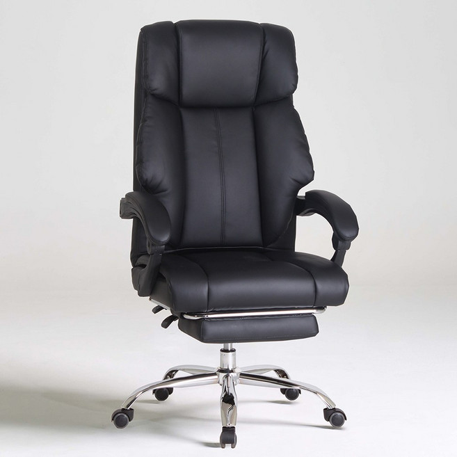 벨루스 게이밍 컴퓨터 침대형 사무용 리클라이너 중역 사무실 의자, 블랙(침대형)